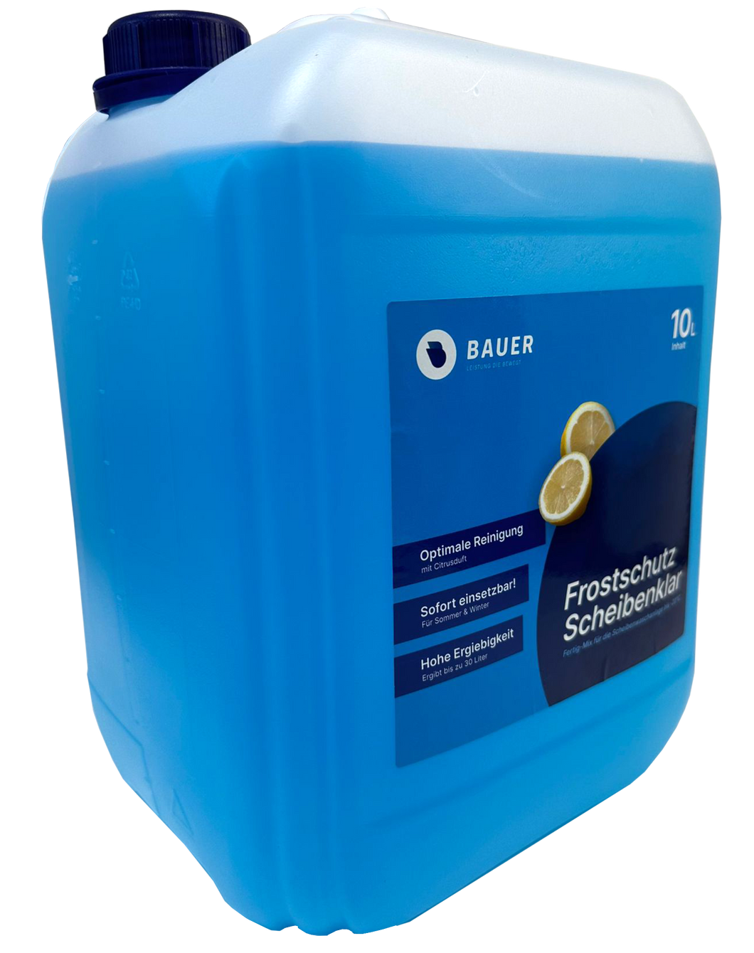 Antigel pare-brise bleu Bauer - Bidon de 10 L 