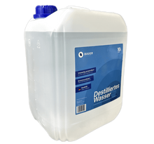 Load image into Gallery viewer, Bauer Blue - Distilled / Demineralized Water - Canister - Demineralized according to VDE 0510 &amp; DIN57510
