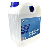 Load image into Gallery viewer, Bauer Blue - Distilled / Demineralized Water - Canister - Demineralized according to VDE 0510 &amp; DIN57510
