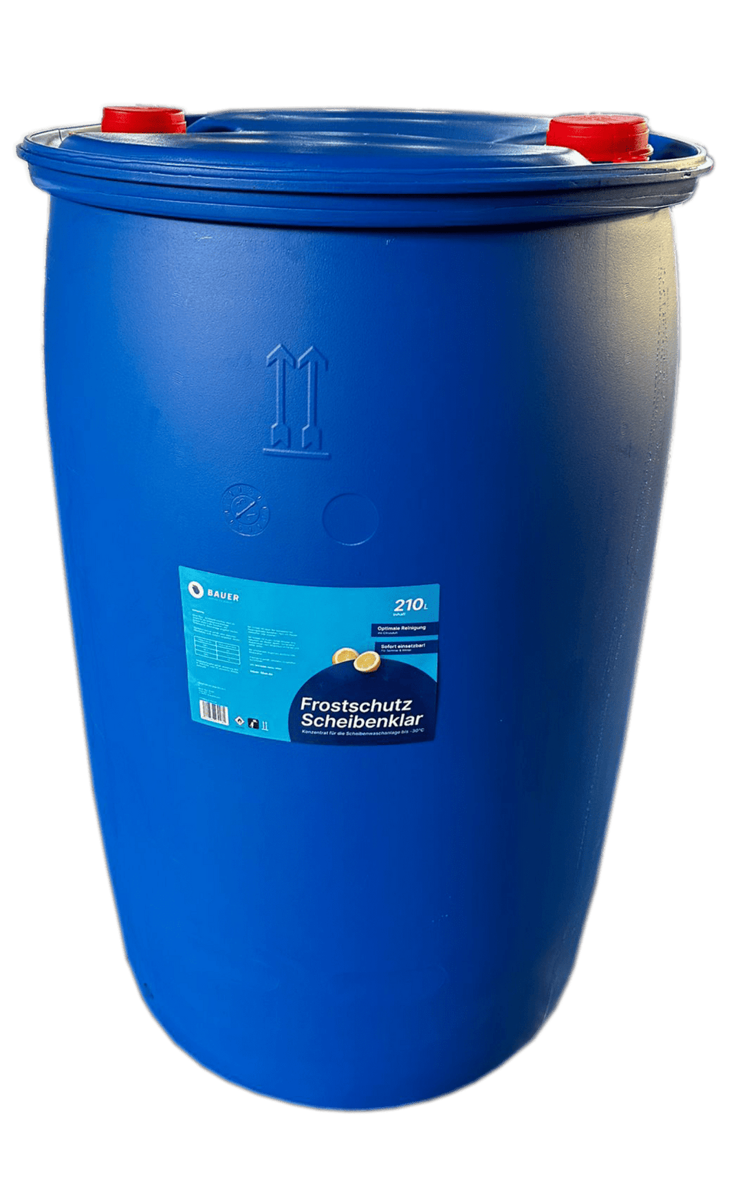 Bauer Blue Windscreen Antifreeze - 210L plastic barrel 