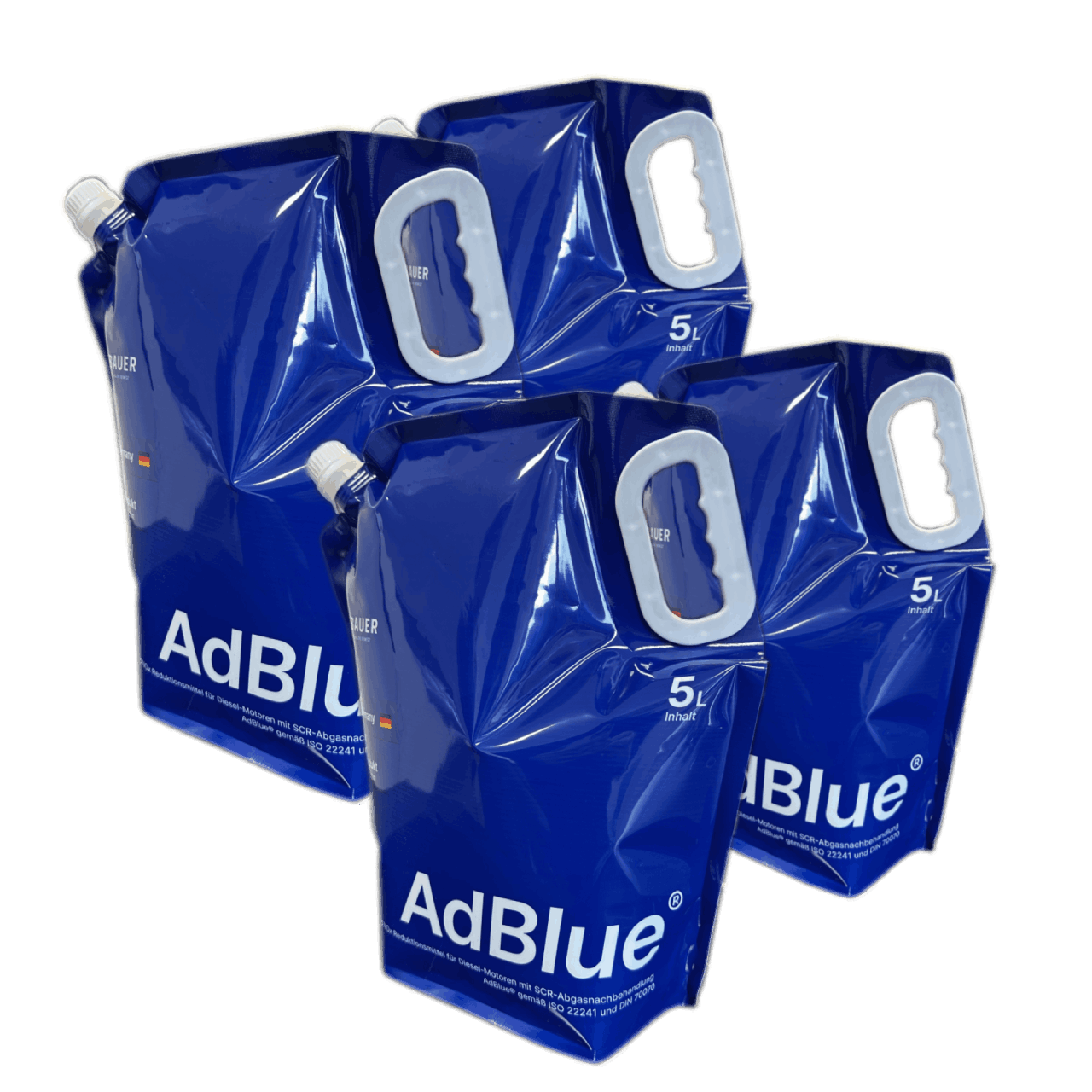 AdBlue® - Sachet stand-up avec bec verseur flexible - Solution d'urée selon ISO 22241 