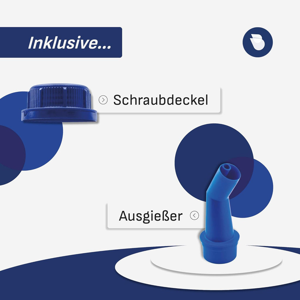 Antigel pare-brise Bauer Blue - Bidon de 5 L avec bec verseur 