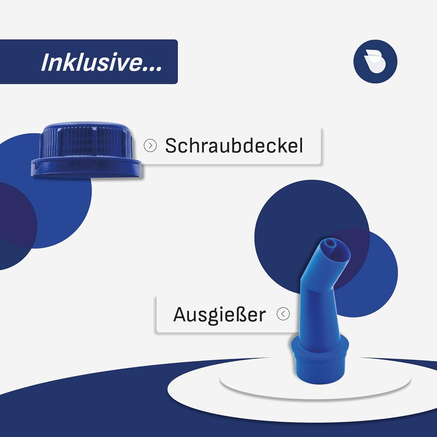 Antigel pare-brise Bauer Blue - Bidon de 5 L avec bec verseur 