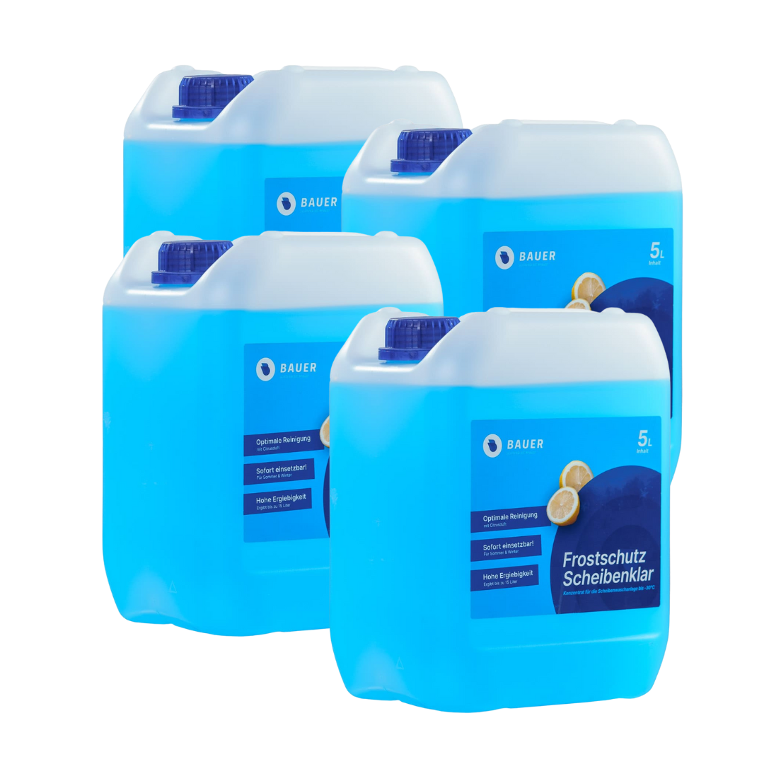 Antigel pare-brise Bauer Blue - Bidon de 5 L avec bec verseur 