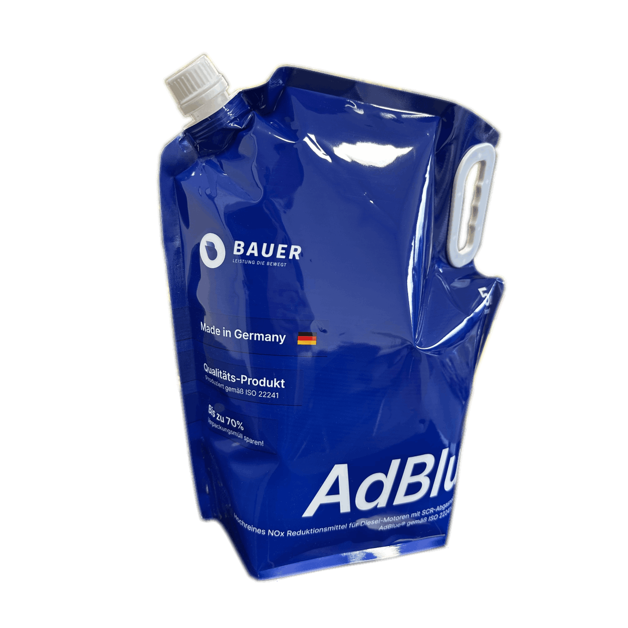 AdBlue® - Sachet stand-up avec bec verseur flexible - Solution d'urée selon ISO 22241 