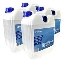 Load image into Gallery viewer, Bauer Blue - Distilled / Demineralized Water - Canister - Demineralized according to VDE 0510 &amp; DIN57510
