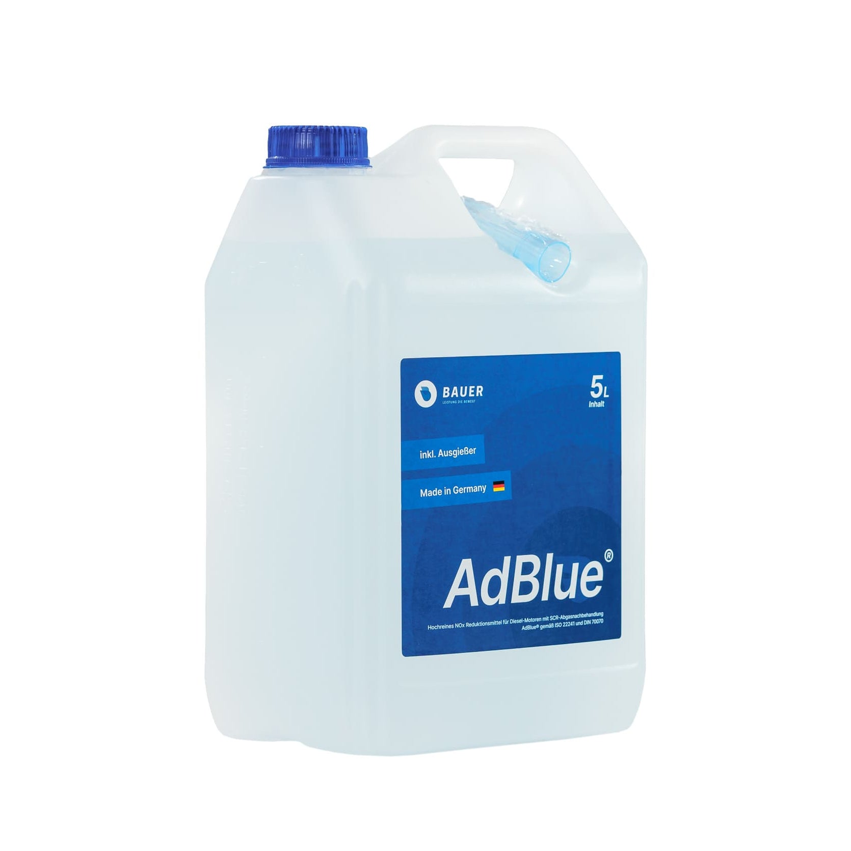 AdBlue® - Bidon avec bec flexible - Solution d'urée premium selon ISO 22241 