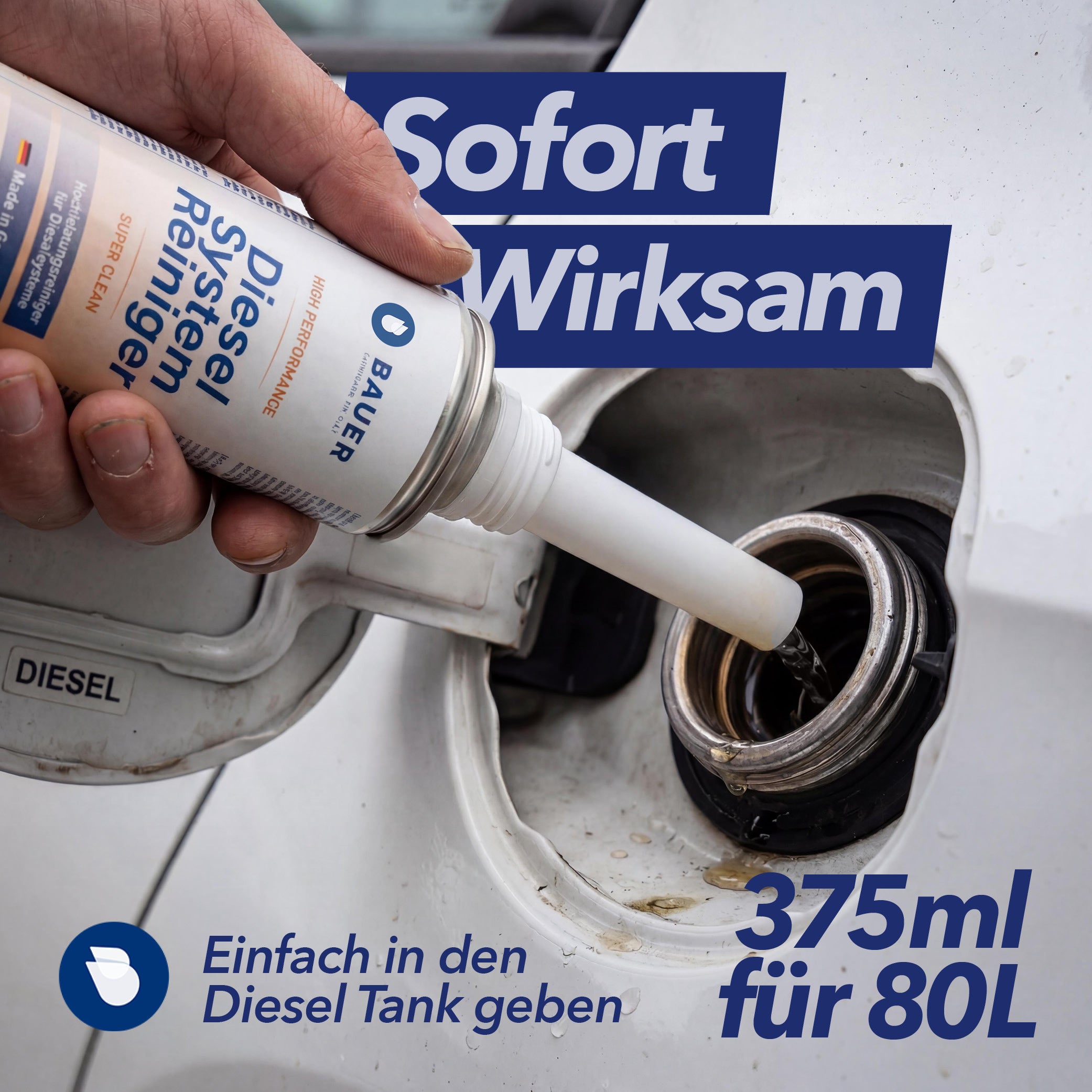 Diesel System Reiniger für Dieselmotoren - Reinigung Dieselpartikelfilter DPF Einspritzdüsen Injektoren